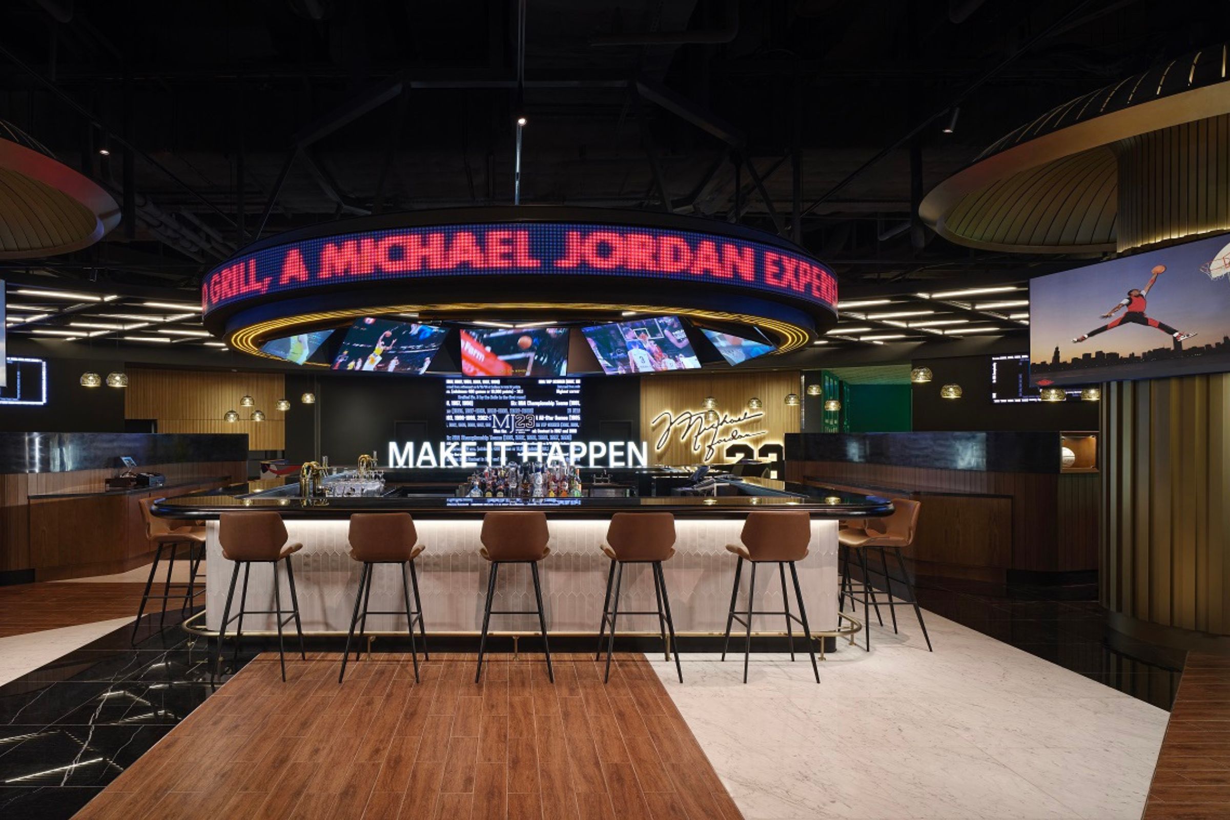 MJ23 Sports Bar& Grill, Inspire Resort, South Korea, Main Bar - desktop version