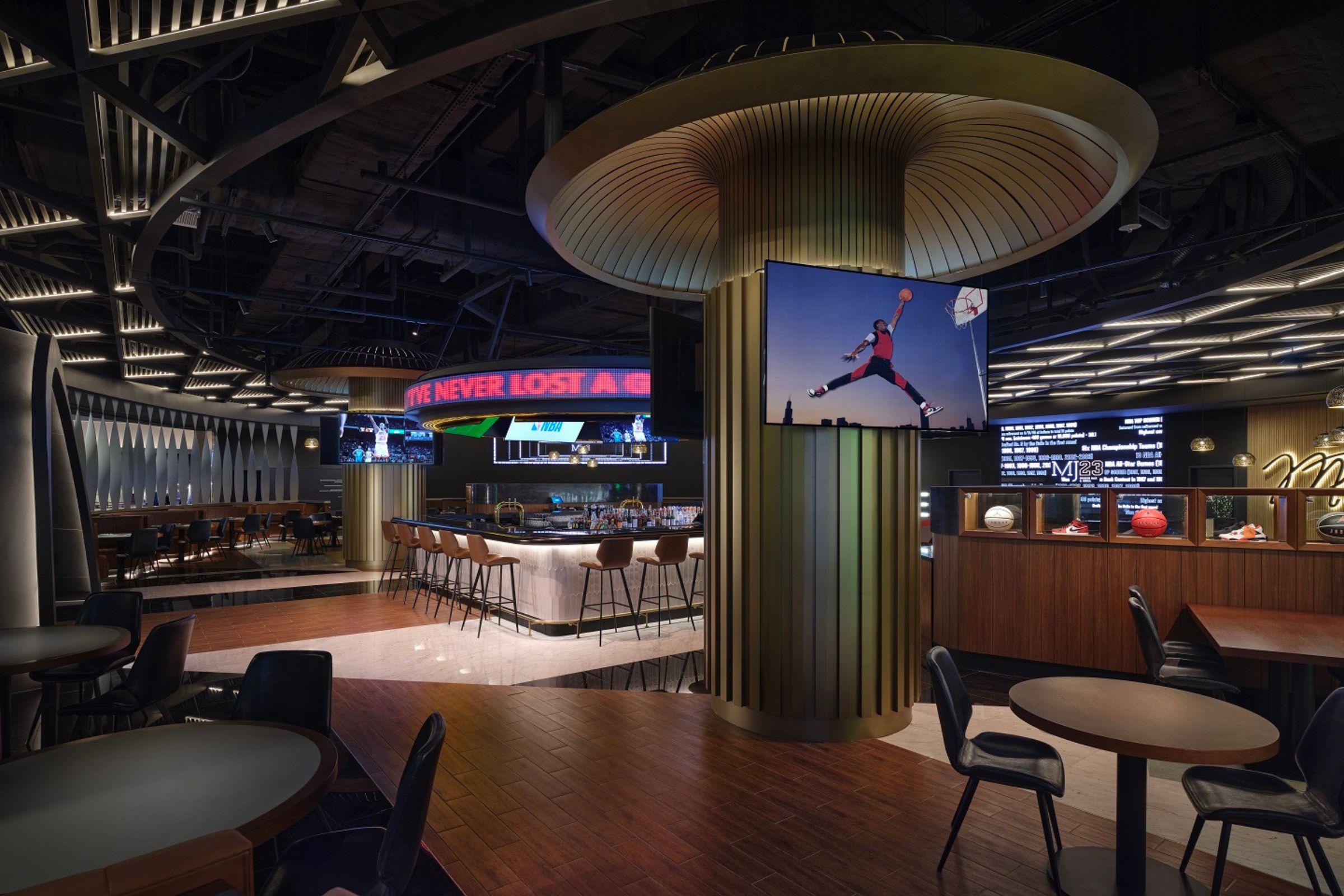 MJ23 Sports Bar& Grill, Inspire Resort, South Korea, Main Bar - desktop version